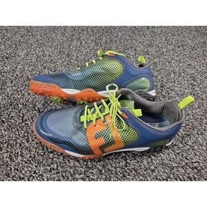 FootJoy Men's Navy Blue Orange and Lime Golf Sneakers